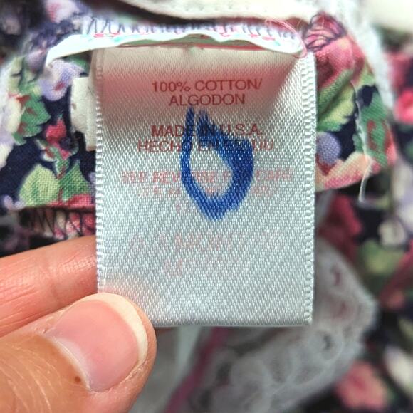 Vintage Allison Ann Dress Baby Girls Size 0-3m Pink Floral Frilly - Picture 5 of 6